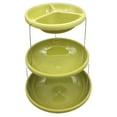 Shebeky 2/3 Tier Twist Fold Party Bowl Serving Plate Collapsible