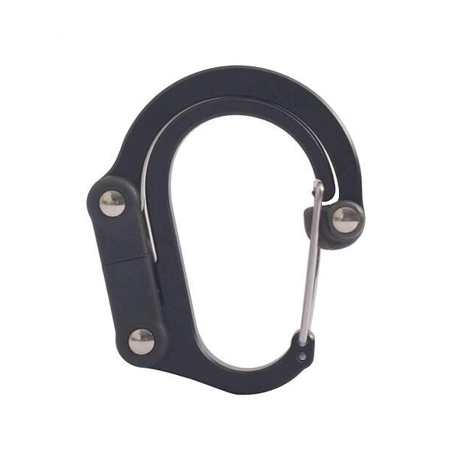 Shebeky Climbing Carabiner Strong Loadbearing D Shape Safety Buckle