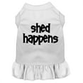 thumbnail image 1 of Shed Happens Screen Print Dress, White - Small, 1 of 1