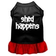 thumbnail image 1 of Dog Dress, Pet Dog  Cat Dress Screen Printed, "Shed Happens", 1 of 11