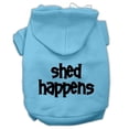 thumbnail image 1 of Shed Happens Screen Print Pet Hoodies, Baby Blue - Small 10, 1 of 1