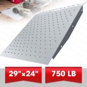 Shed Ramp for Riding Mower & Lawn Equipment Anti-Slip Punch Plate Ramp 750 LB