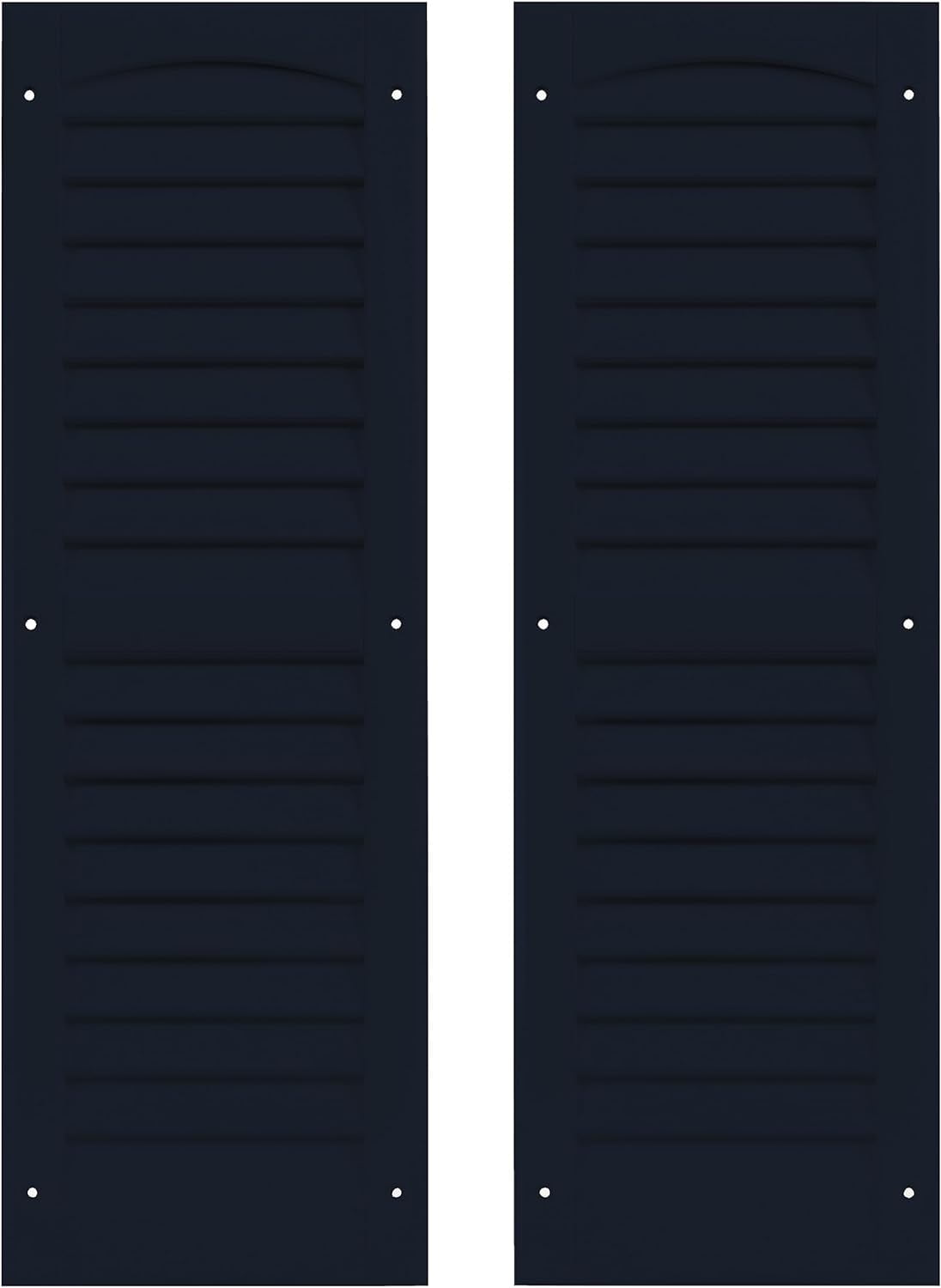Shed Shutters Louvered 9" W x 27" H for Sheds, Playhouses, and Chicken