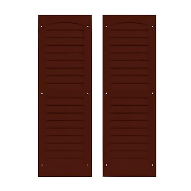 Shed Shutters Louvered 9" W x 27" H for Sheds, Playhouses, and Chicken