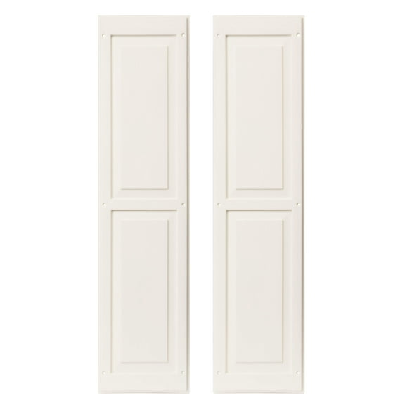 Shed Shutters Raised Panel 9" W x 36" H, White for Sheds, Playhouses, and Chicken Coops 1 Pair (RP936W-BX2)