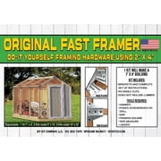 Shed. The Original Fast Framer Bracket Kit by DIY Kit Company, LLC. DIY Shed Kit.