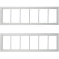 thumbnail image 1 of Shed Window 10x35 Transom - Fixed Design with Tempered Glass (White (2 Pack)), 1 of 4