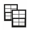 thumbnail image 1 of Shed Window 18" W x 23" H, J-Lap Black for Sheds, Playhouses, and Chicken Coops 1 PK (W1823BLKJ-BX1), 1 of 11