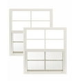 thumbnail image 1 of Shed Window 24" W x 27" H, Flush Mount White for Sheds, Playhouses, and Chicken Coops 2 PK (W2427W-BX2), 1 of 11