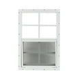 thumbnail image 1 of Shed Windows and More 14" X 21" Aluminum White Flush Windows, Playhouses, Tree Houses, Shed Windows, 1 of 4