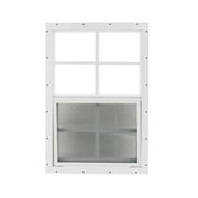 Shed Windows والمزيد من 14 X 21 الألومنيوم الأبيض تدفق النوافذ ، بيوت اللعب ، بيوت الأشجار ، Shed Windows
