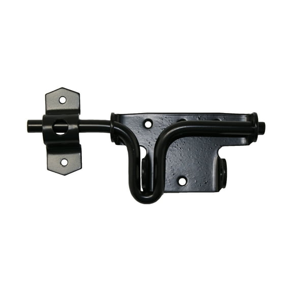 Shed Windows and More Drop Latch Door Gate Drop Latch Slide Bolt Black