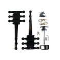 thumbnail interactive-video image 1 of Outdoor Hardware Supply Shed Double Door Hardware Kit - Black T-Handle, Barrel Bolt & 6 Hinges 1 of 4