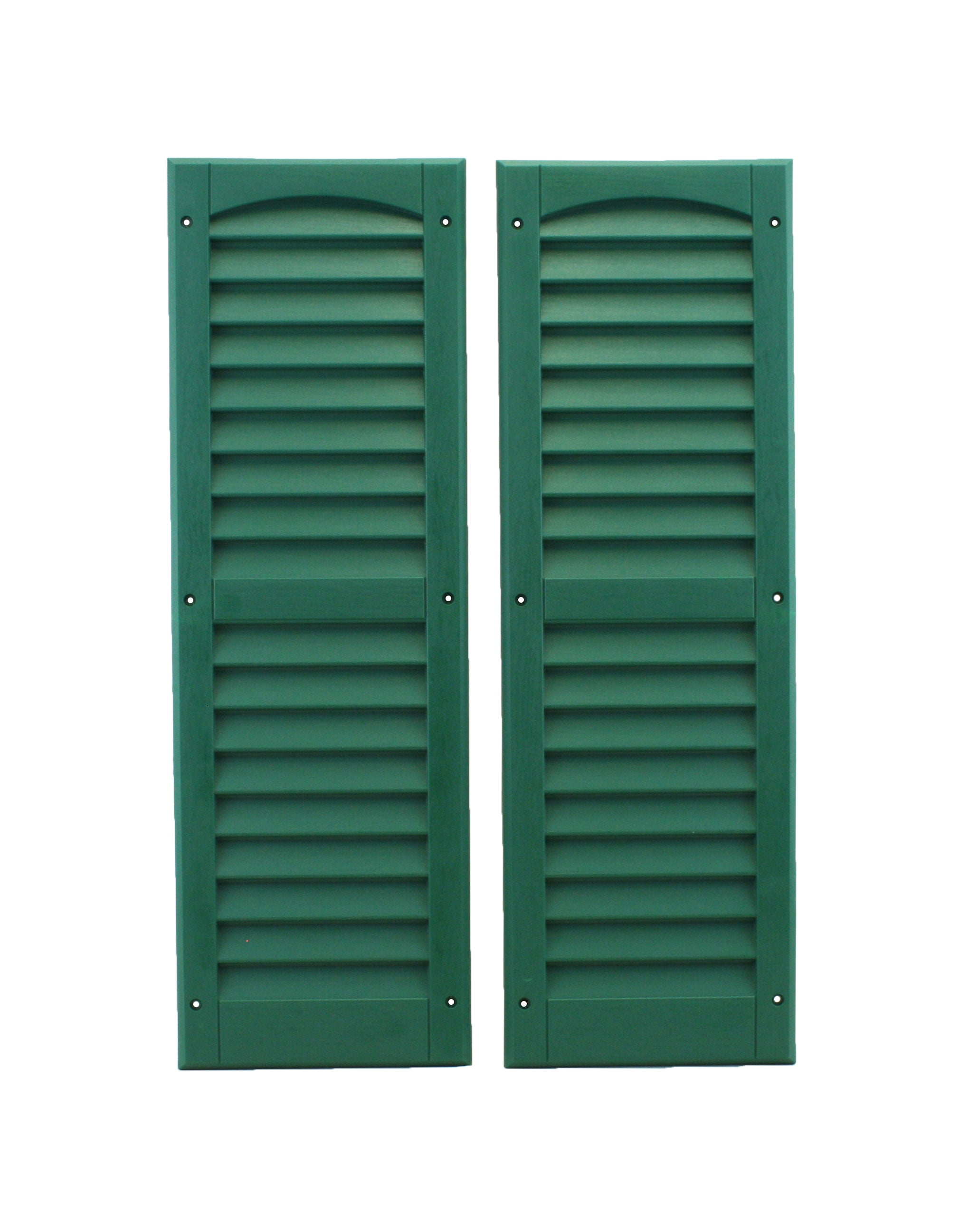 Shed Windows and More: Outdoor Green Shed Shutters Pair, 9" x 27", Easy ...