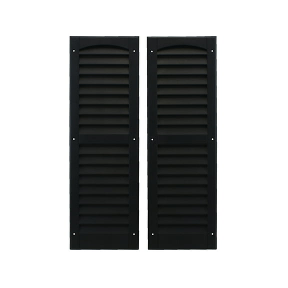 Shed Windows and More Shutter (1) Pair 9" x 27" Black Shutters