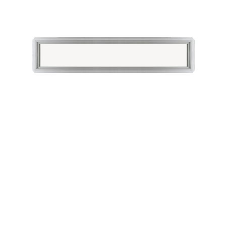 Shed Windows and More Transom Window 10" x 72" Double Pane Vinyl Low E Tempered Clear Glass