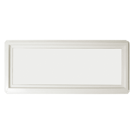 Shed Windows and More Transom Window 12" x 30" Double Pane Vinyl Low E Tempered Clear Glass