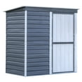 thumbnail image 1 of Arrow Shed-in-a-Box® 6 x 4 x 6 ft Charcoal Steel Storage Shed, 1 of 12