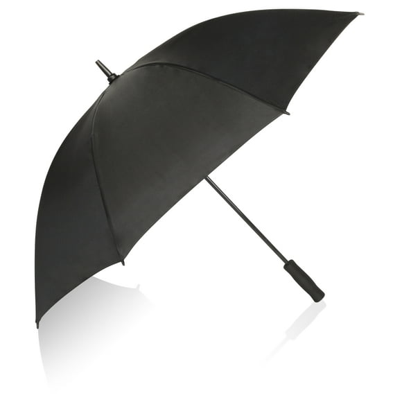 ShedRain 52 Inch Golf Umbrella, Black, Sport Umbrella