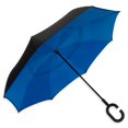 thumbnail image 1 of ShedRain UnbelievaBrella Reverse Stick Umbrella in Blue, 1 of 1
