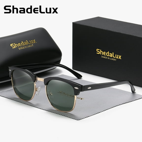 ShedaLux Unisex Casual Elegant Full Frame Sunglasses Square Frame Sunglasses UV400