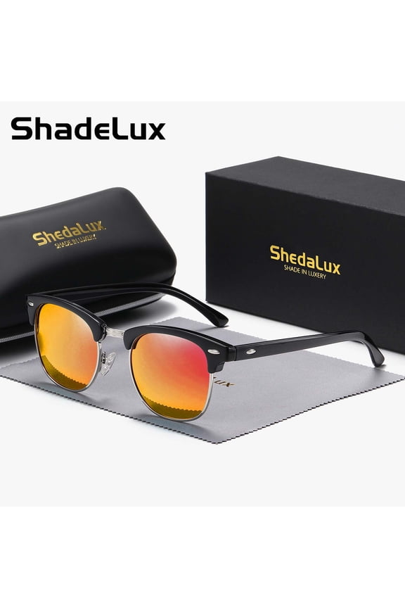ShedaLux Unisex Casual Elegant Full Frame Sunglasses Square Frame Sunglasses UV400
