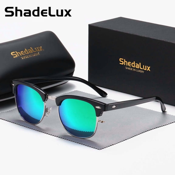 ShedaLux Unisex Casual Elegant Full Frame Sunglasses Square Frame Sunglasses UV400