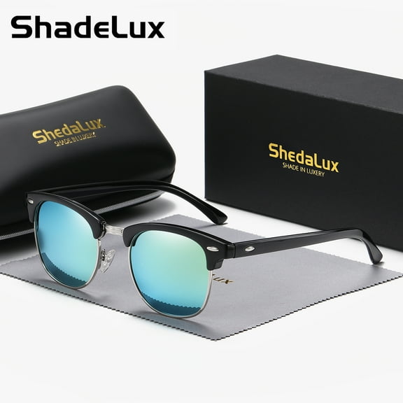 ShedaLux Unisex Casual Elegant Full Frame Sunglasses Square Frame Sunglasses UV400