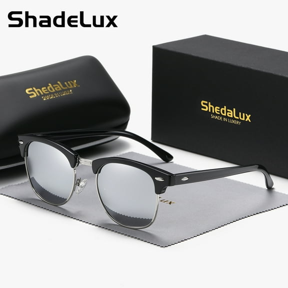 ShedaLux Unisex Casual Fashion Full Frame Outdoor Polarized Sunglasses Suitable for fashionable dressing and driving UV400