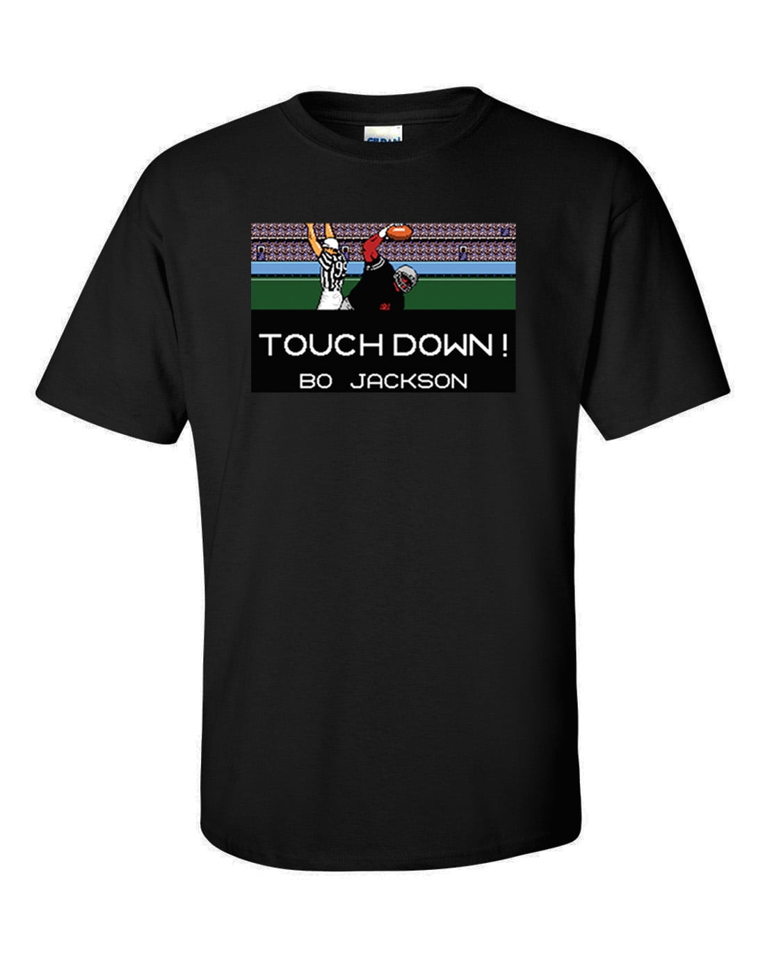 Shedd Shirts Black Bo Jackson Tecmo Bowl 