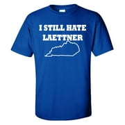 Shedd Shirts Blue Christian Laettner "I Still HATE Laettner" Youth Large T-Shirt