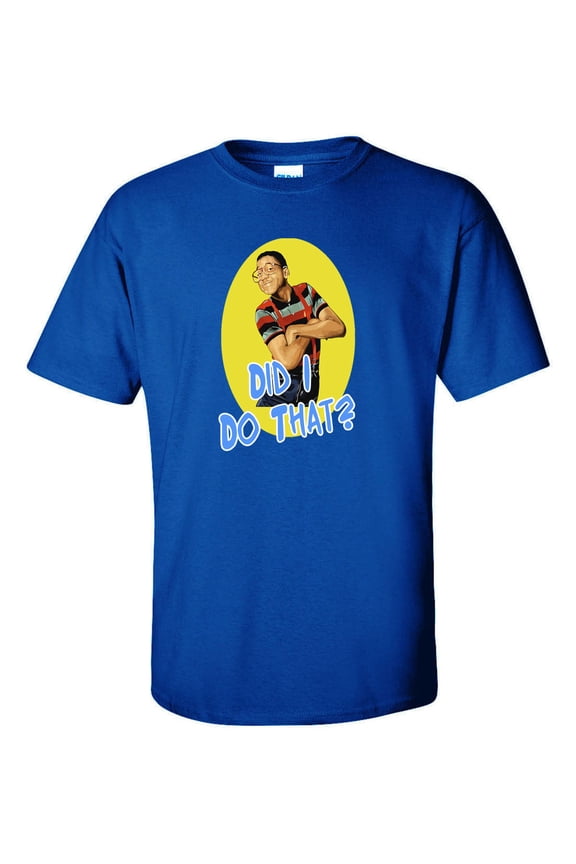 Blue Family Matters Steve Urkel "Did I Do That" Youth Small T-Shirt