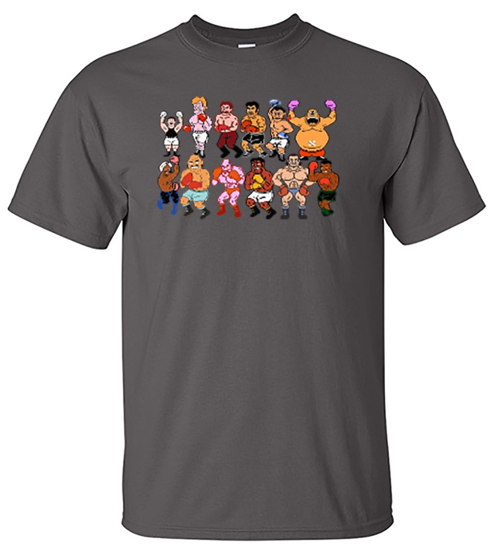 Shedd Shirts Charcoal Mike Tyson's Punchout Nes \