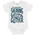 thumbnail image 1 of Shedding Sharing Glitter Dog Fur Puppy Romper Boys or Girls Infant Baby Brisco Brands 12M, 1 of 6