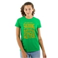 thumbnail image 1 of Shedding Sharing Glitter Dog Fur Puppy Womens Slim Fit Graphic Tee Brisco Brands S, 1 of 5