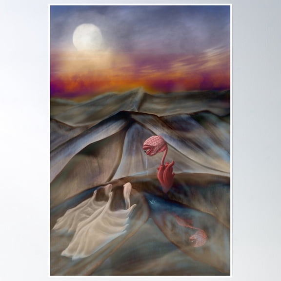 Shedding Skin | Yonis Eye Poster Wall Art, Modern Wall Decor, 16x24 UNFRAMED