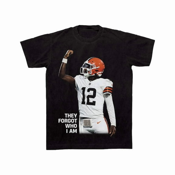 Shedeur Sander They Forgot Who I Am Oversized Bootleg Browns Tee, Cleveland Dawg Pound Throwback Vintage Prime shirt, trendy birthday gift
