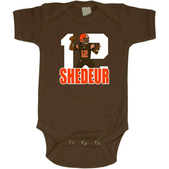 Shedeur Sanders 12 Cleveland Baby 1 Piece