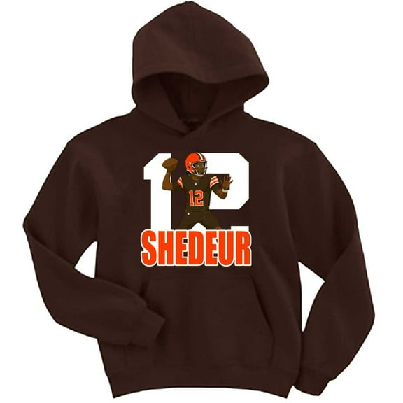 Shedeur Sanders 12 Cleveland Hooded Sweatshirt Hoodie