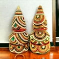 thumbnail image 1 of LOVENSPIRE Artificial Mangal Kalash Decorative Nariyal Pooja Coconut Lota Set Laxmi Ganesha Puja Favor Handicraft Indian Wedding Temple Item Housewarming Gift, 1 of 5