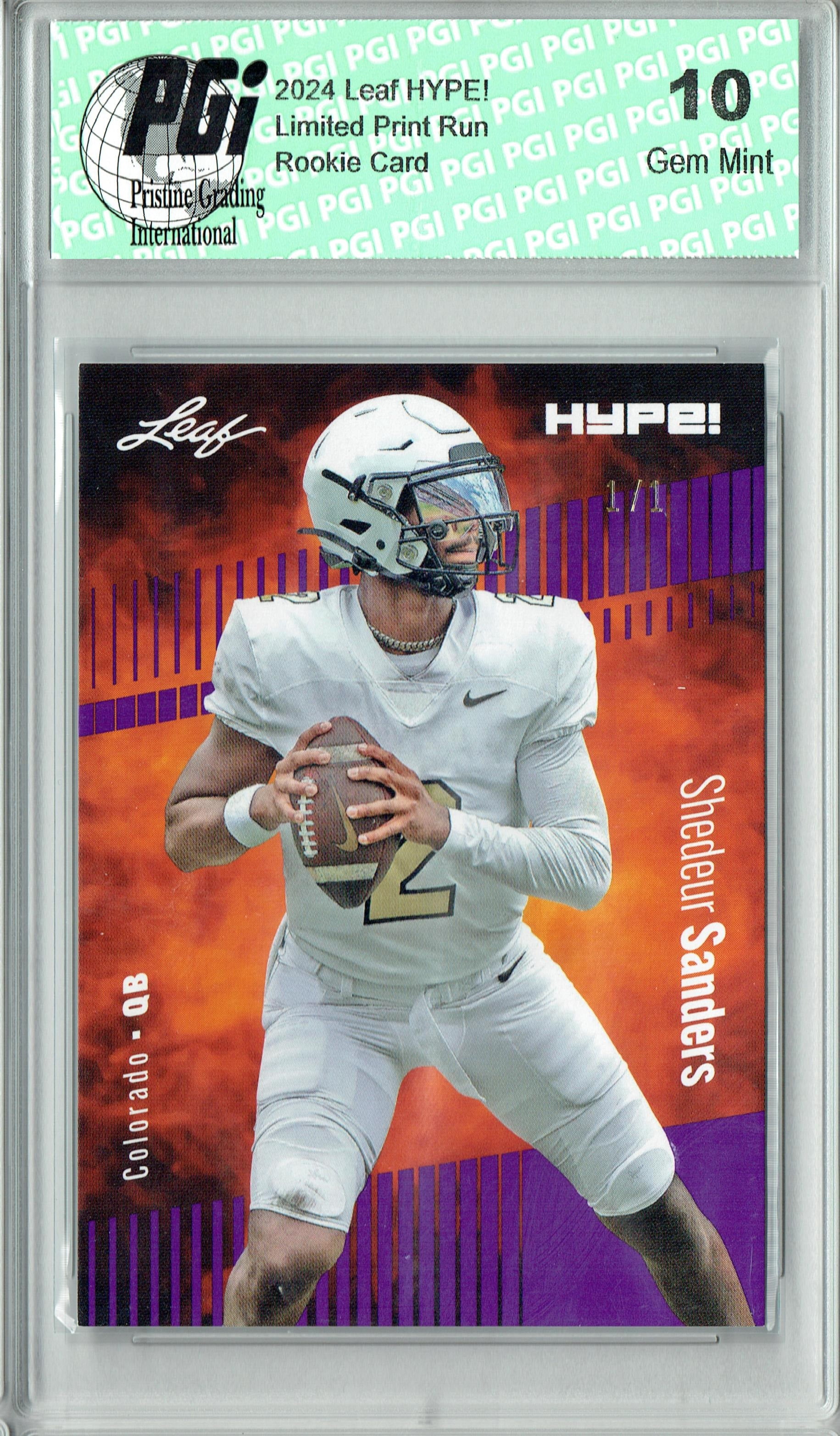 2024 Leaf Rookie Card – Shedeur Sanders #R-15 Colorado Buffaloes RC