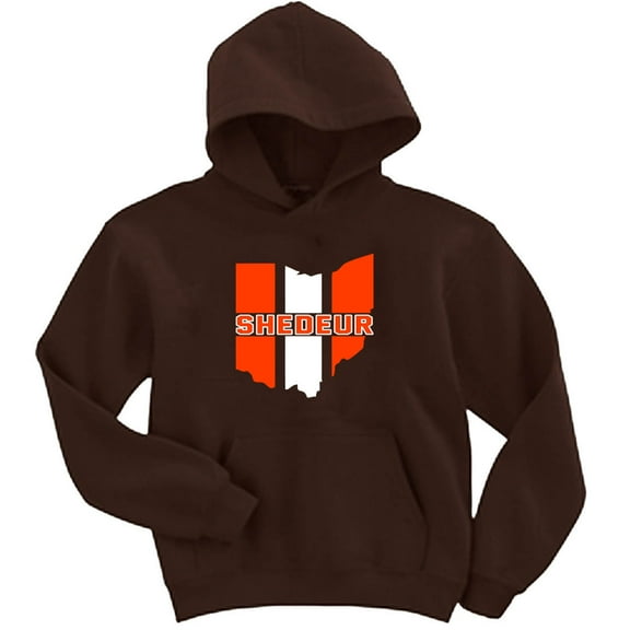 Shedeur Sanders Cleveland Logo Hooded Sweatshirt Hoodie