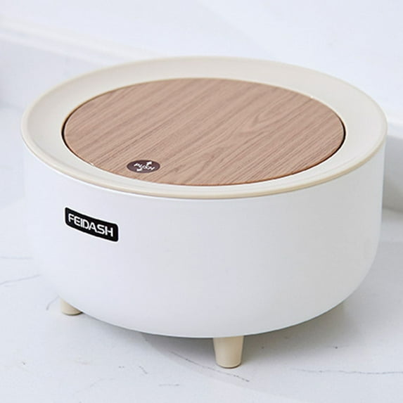 Sheebo 0.5 gal (2L) Pop up Mini Trash Can for Bedroom Vanity