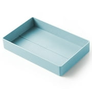 Sheebo Blue Accessory Tray - Office Stackable Desk Accessory Organizer Set