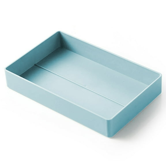 Sheebo Blue Accessory Tray - Office Stackable Desk Accessory Organizer Set