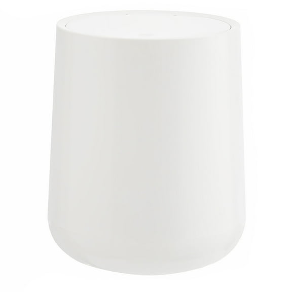 Sheebo Modern Plastic 2 Liter Mini Trash Can with Lid for Desktop