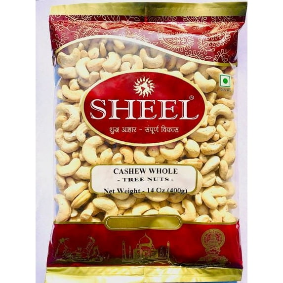 Sheel Cashew Whole - 14oz. / 400g