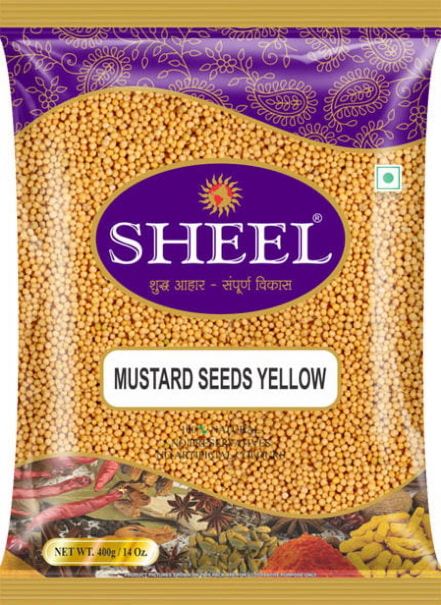 Sheel Mustard Seeds Yellow, 14 oz - Walmart.com