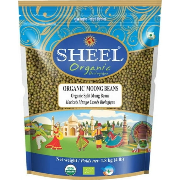 Sheel Organic Green Gram / Moong Beans 4 lbs