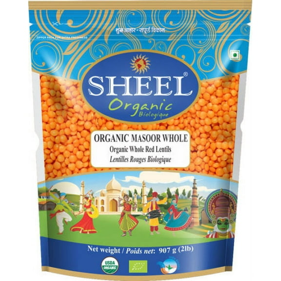 Sheel Organic Masoor Malka / Whole 2 lbs